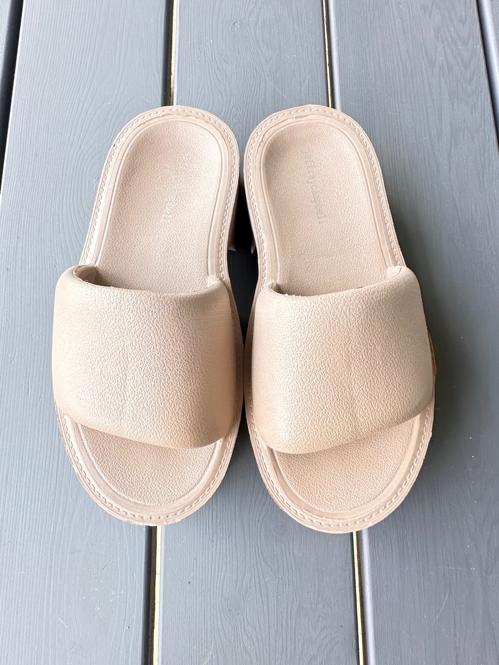 Jeffrey Campbell Summertime Platform Slide Sandals Sz 9